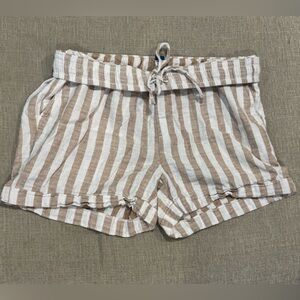Old Navy striped linen shorts - NWOT